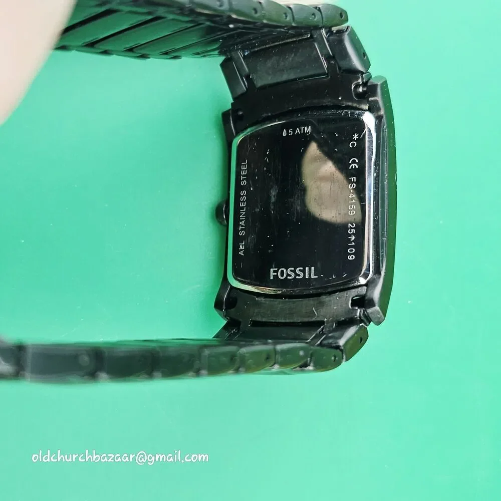 Fossil FS4159 251104 All Black Mens Quartz Watch